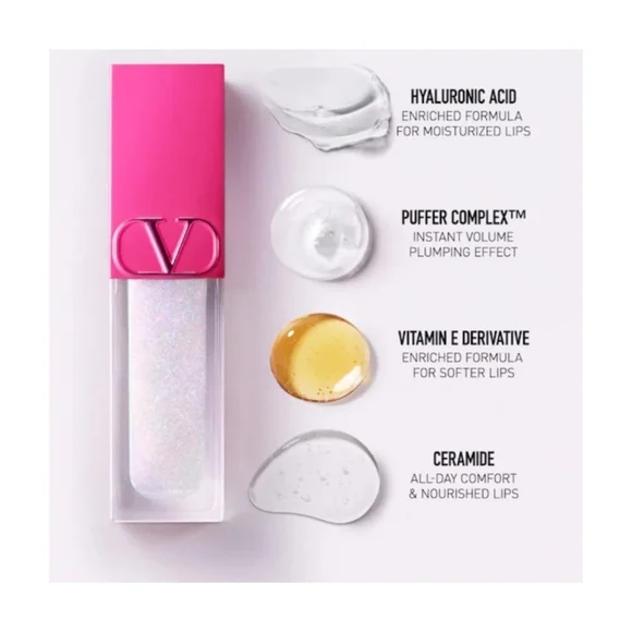 Valentino Pink Puffer Gloss Duo Set 103R & 300R